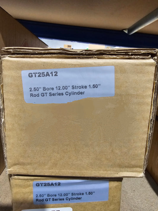Ag Cylinder - 2.5" Bore - 12" Stroke - 1.5" Rod - 24.25" Closed Centre
