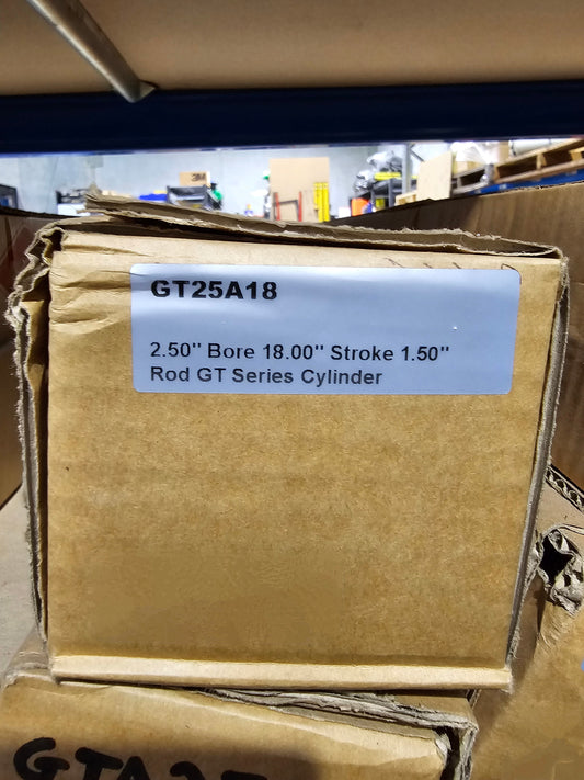 Ag Cylinder - 2.5" Bore - 18" Stroke - 1.5" Rod - 30.25" Closed Centre