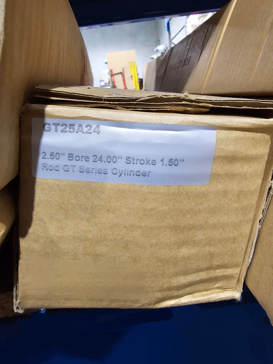 Ag Cylinder - 2.5" Bore - 24" Stroke - 1.5" Rod - 36.25" Closed Centre