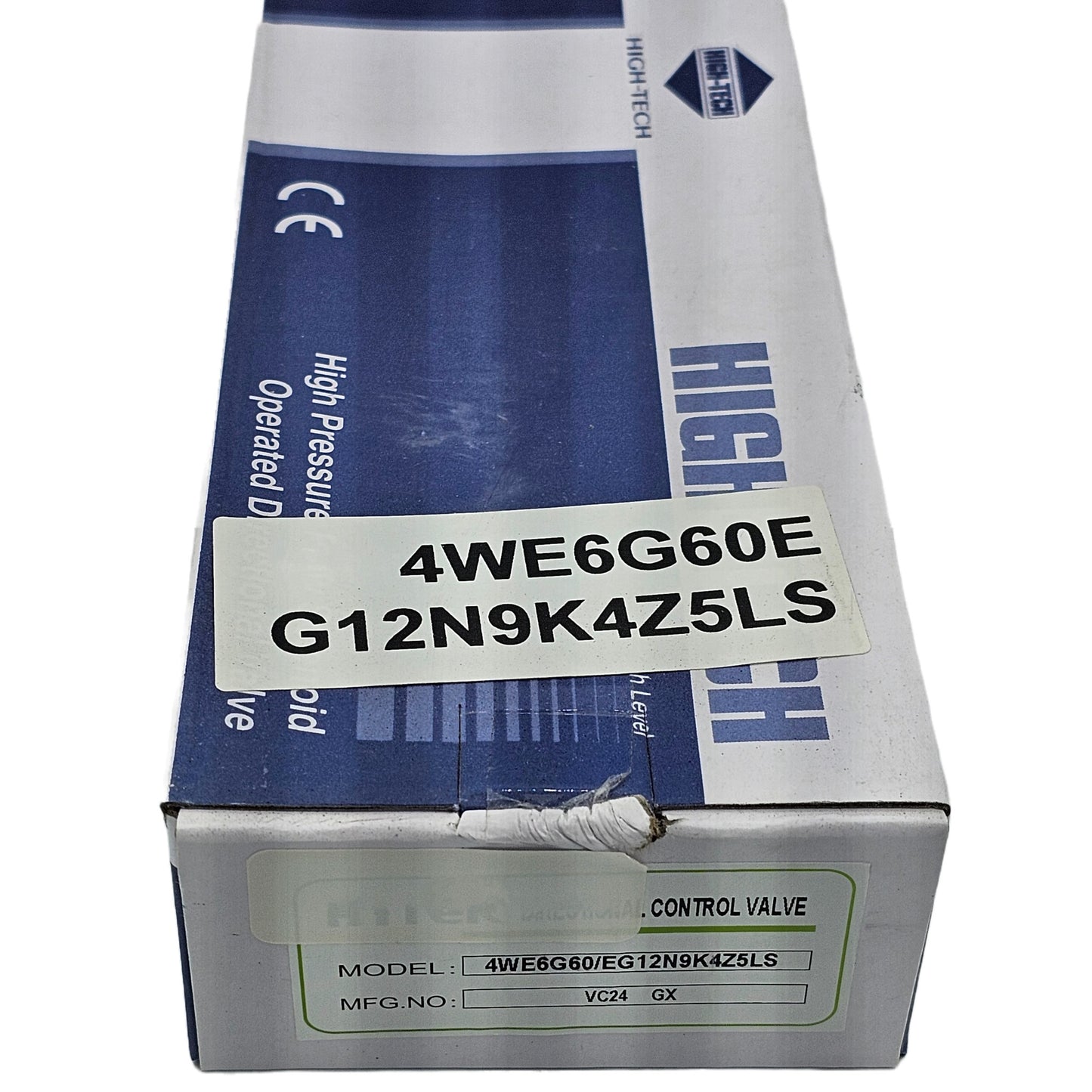 4WE6G60/EG12N9K4Z5LS - Cetop 3 (NG6) - 3 Pos-G Spool - Tandem Centre - 12V