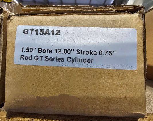 Ag Cylinder - 1.5" Bore - 12" Stroke - 0.75" Rod - 20" Closed Centre