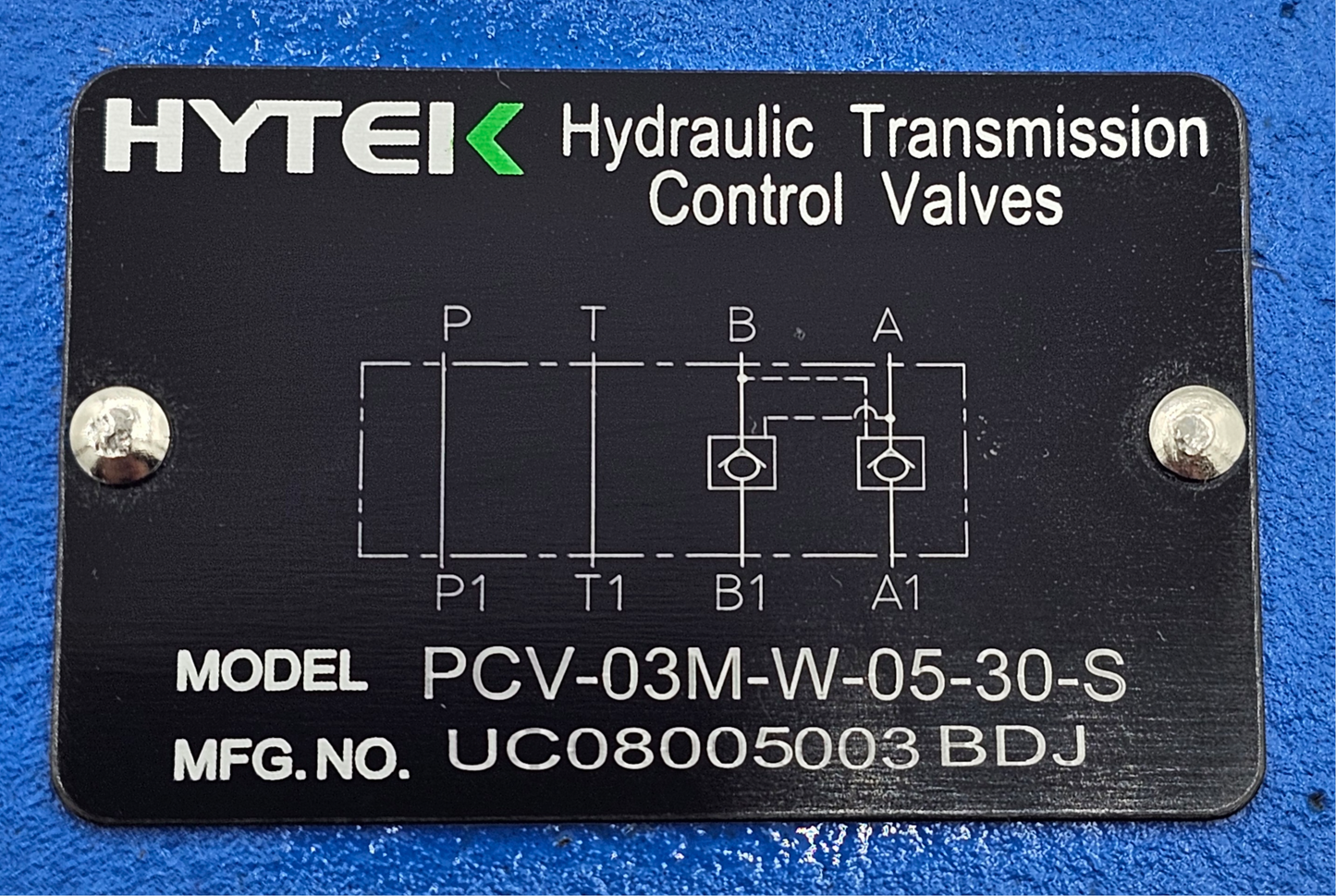 PCV-03M-W-05-30-S - Cetop 5 (NG10) - Modular Lock - Lock On A & B - 70lpm