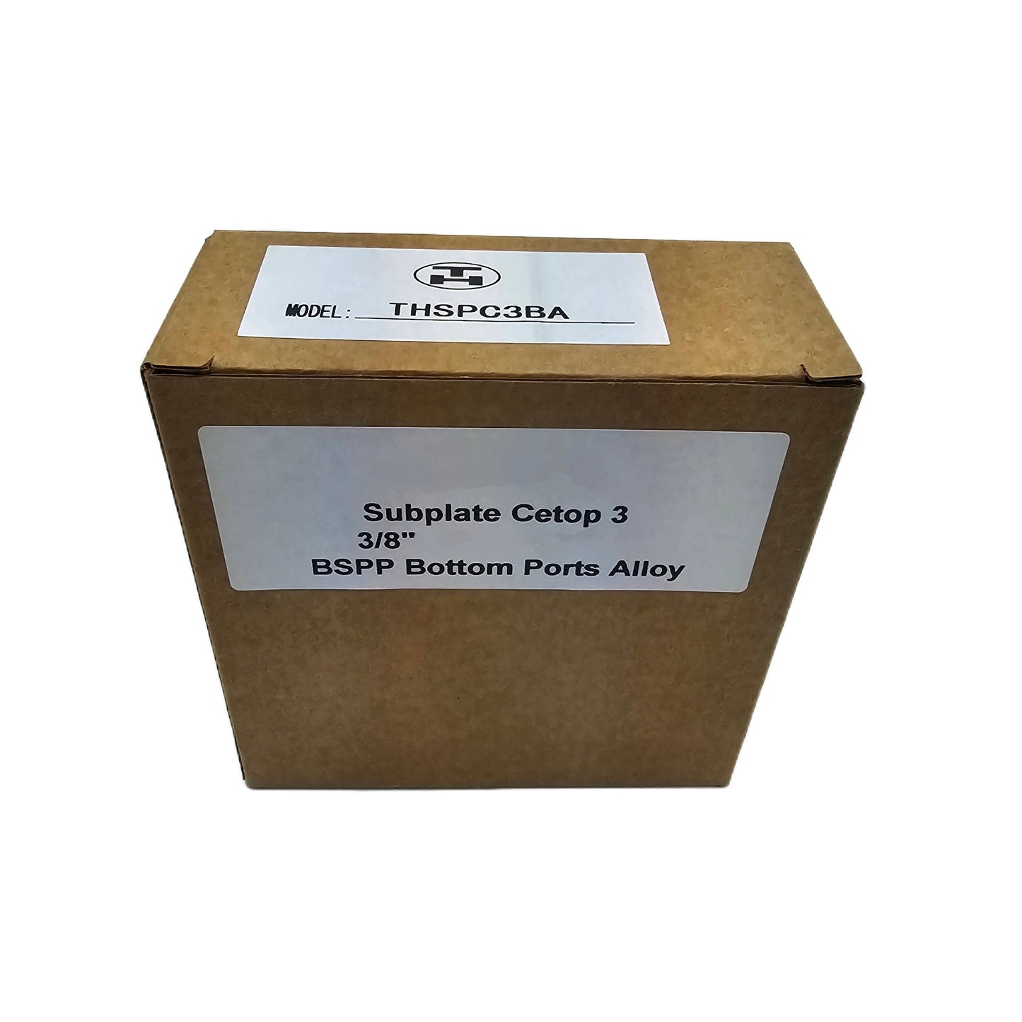 Cetop 3 (NG6) - Subplate - Alloy - Single - Rear 3/8 BSPP Ports