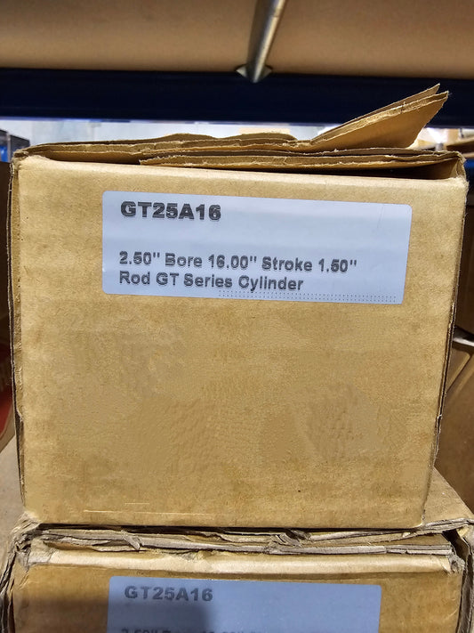 Ag Cylinder - 2.5" Bore - 16" Stroke - 1.5" Rod - 28.25" Closed Centre