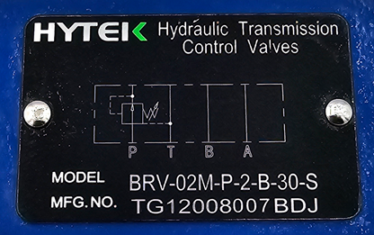 BRV-02M-P-2-B-30-S - Cetop 3 (NG6) - Modular Reducer On P - 35-140 Bar