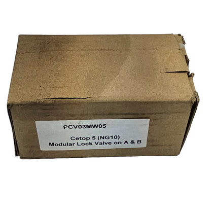 PCV-03M-W-05-30-S - Cetop 5 (NG10) - Modular Lock - Lock On A & B - 70lpm