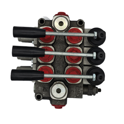Valve - Directional - Triple - Cylinder - 45Lpm - 1/2 BSPP AB & PT - 320Bar