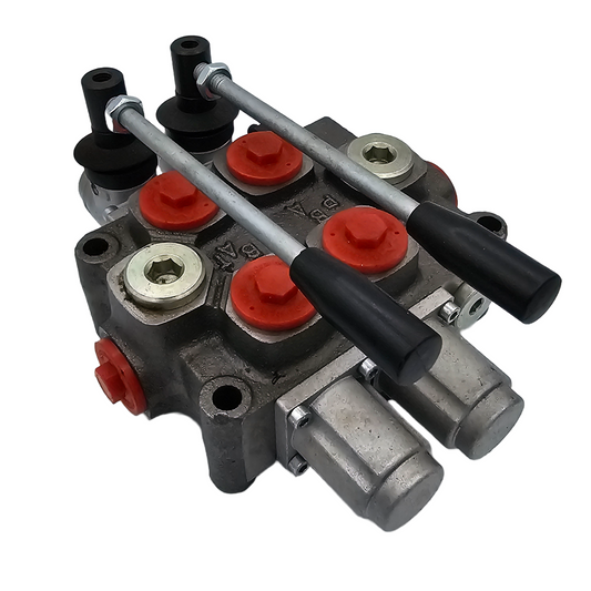 Valve - Directional - Double - Cylinder - 95Lpm - 3/4 BSPP PT - 1/2 BSPP AB - 350Bar