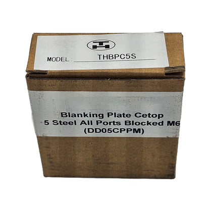 Cetop 5 (NG10) - Blanking Plate - All Ports Blocked