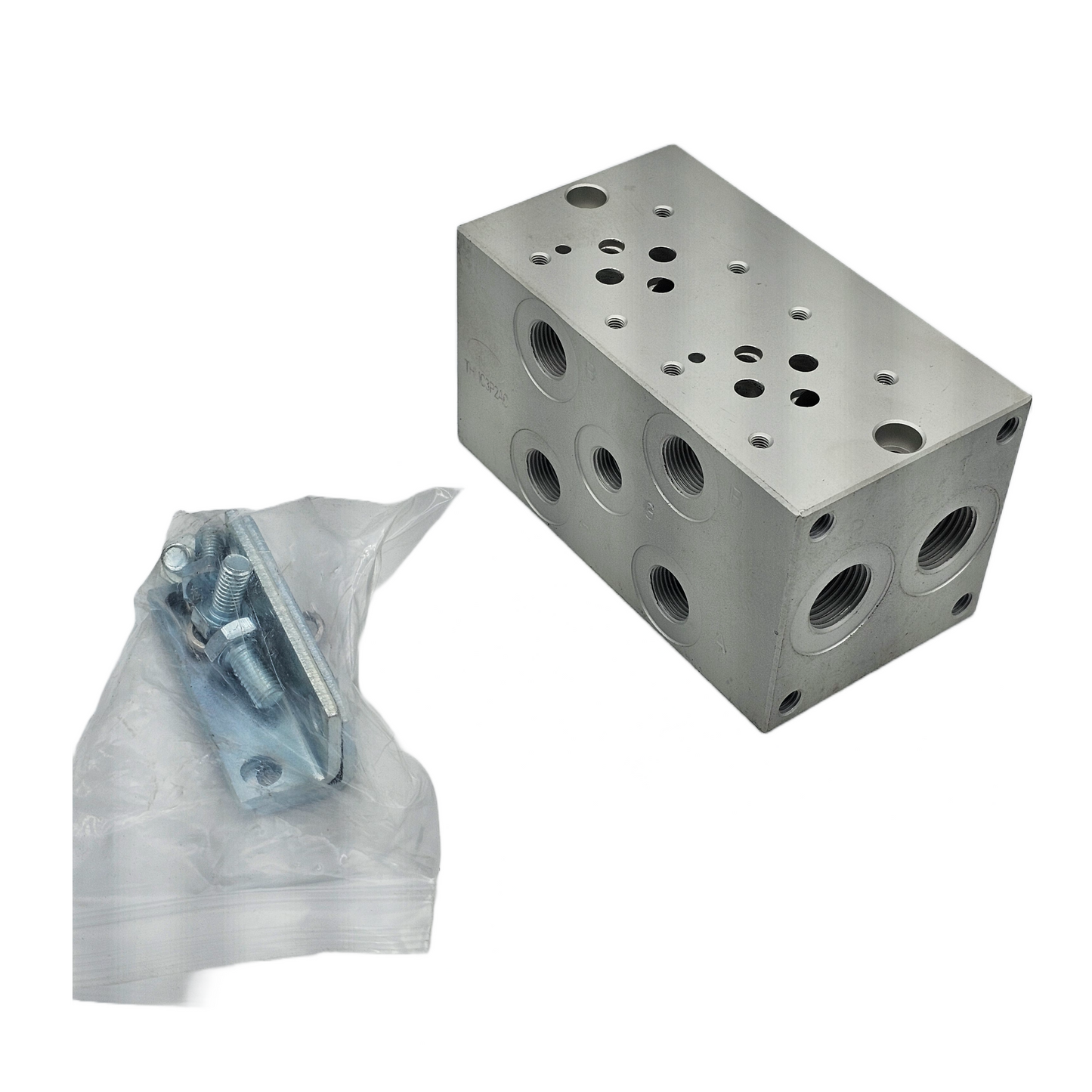 Cetop 3 (NG6) - Manifold - Two Bank - Parallel - Alloy - Relief Cavity