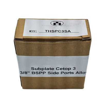 Cetop 3 (NG6) - Subplate - Alloy - Single - Side 3/8 BSPP Ports