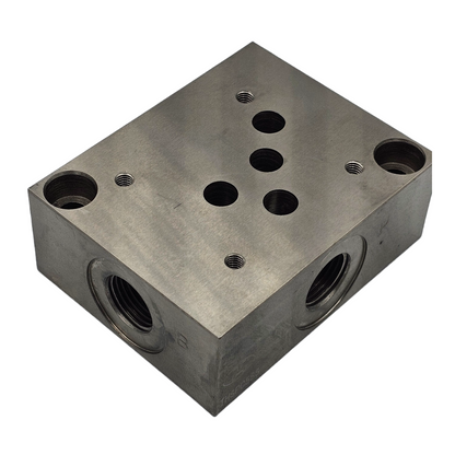 Cetop 5 (NG10) - Subplate - Steel - Single - Side 1/2 BSPP Ports
